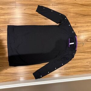 Kyodan Black Long Sleeve Shirt with Button Details